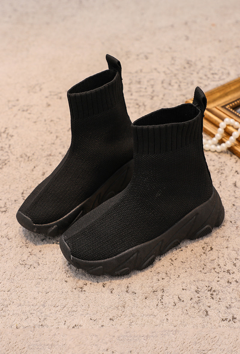 Zwarte Sock Sneakers