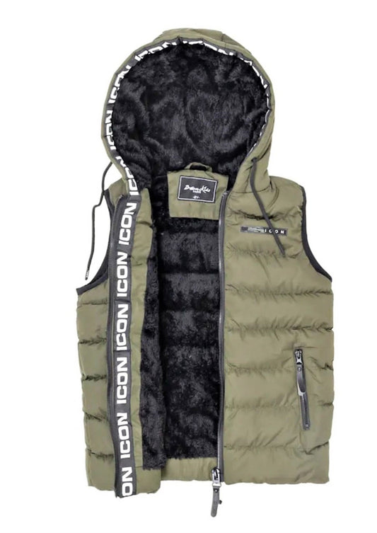 Body Warmer Groen