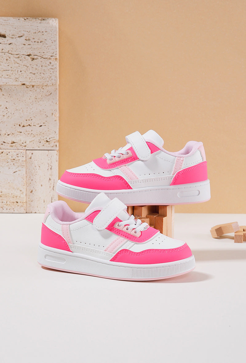 Pink sneakers