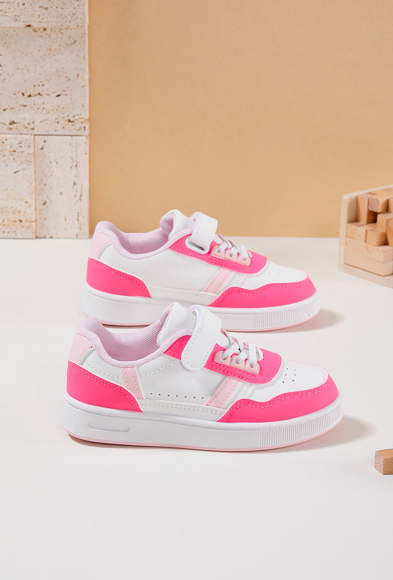 Pink sneakers