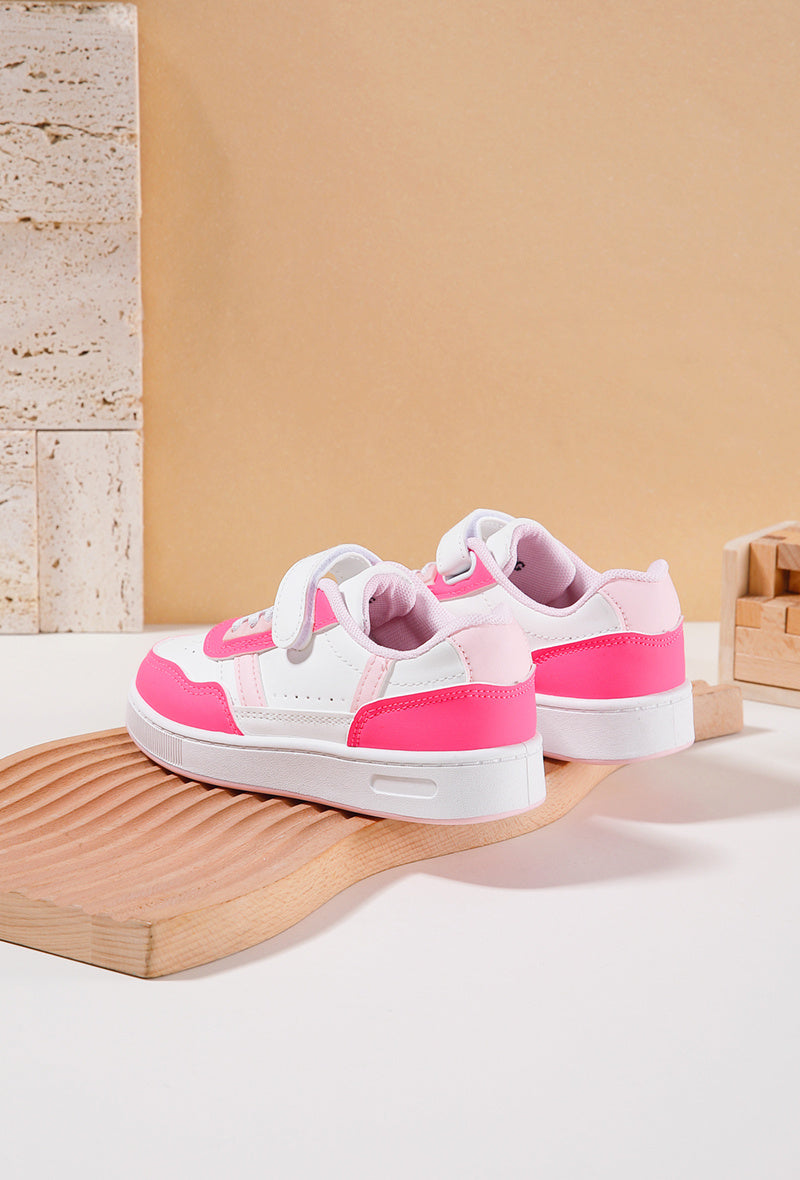 Pink sneakers