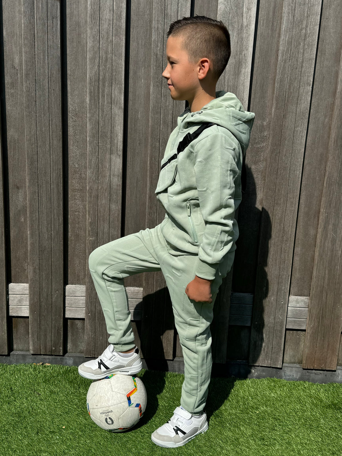 Icon joggingpak mint groen