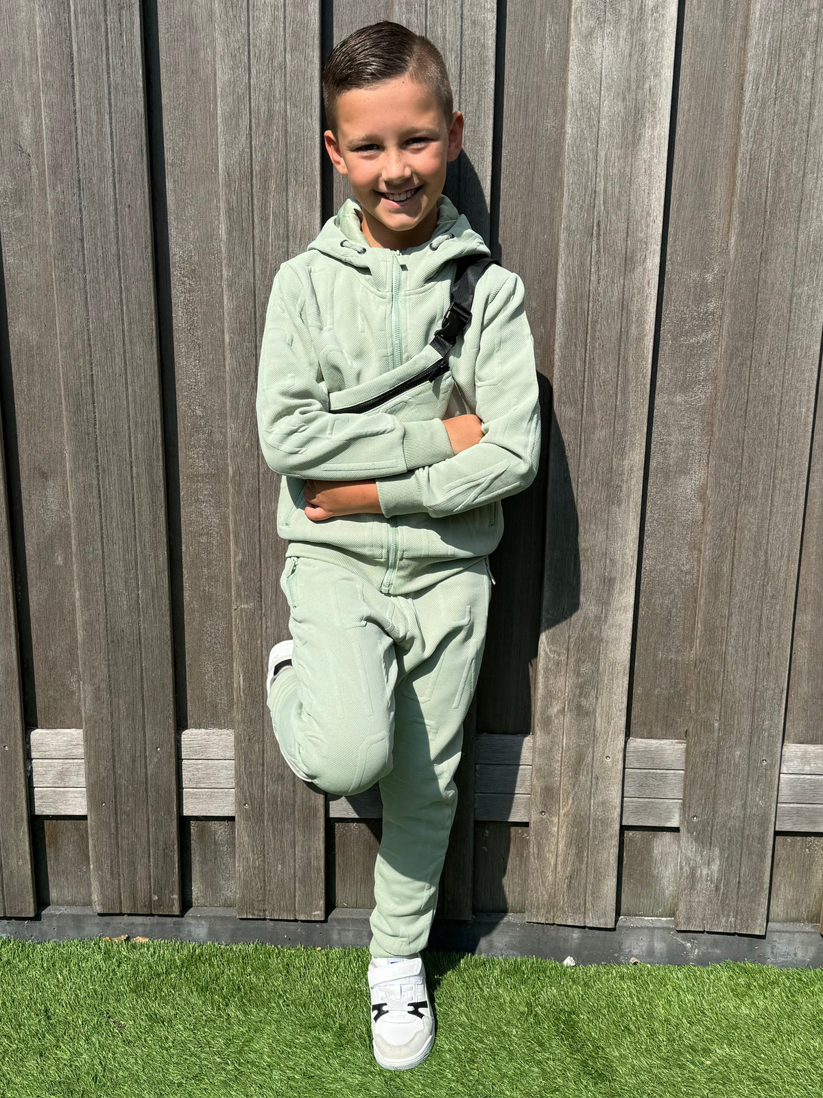 Icon joggingpak mint groen