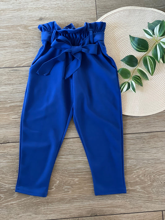 Pantalon kobalt blauw