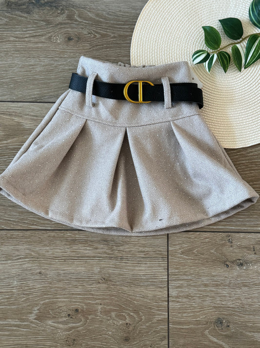 Beige rokje met stras