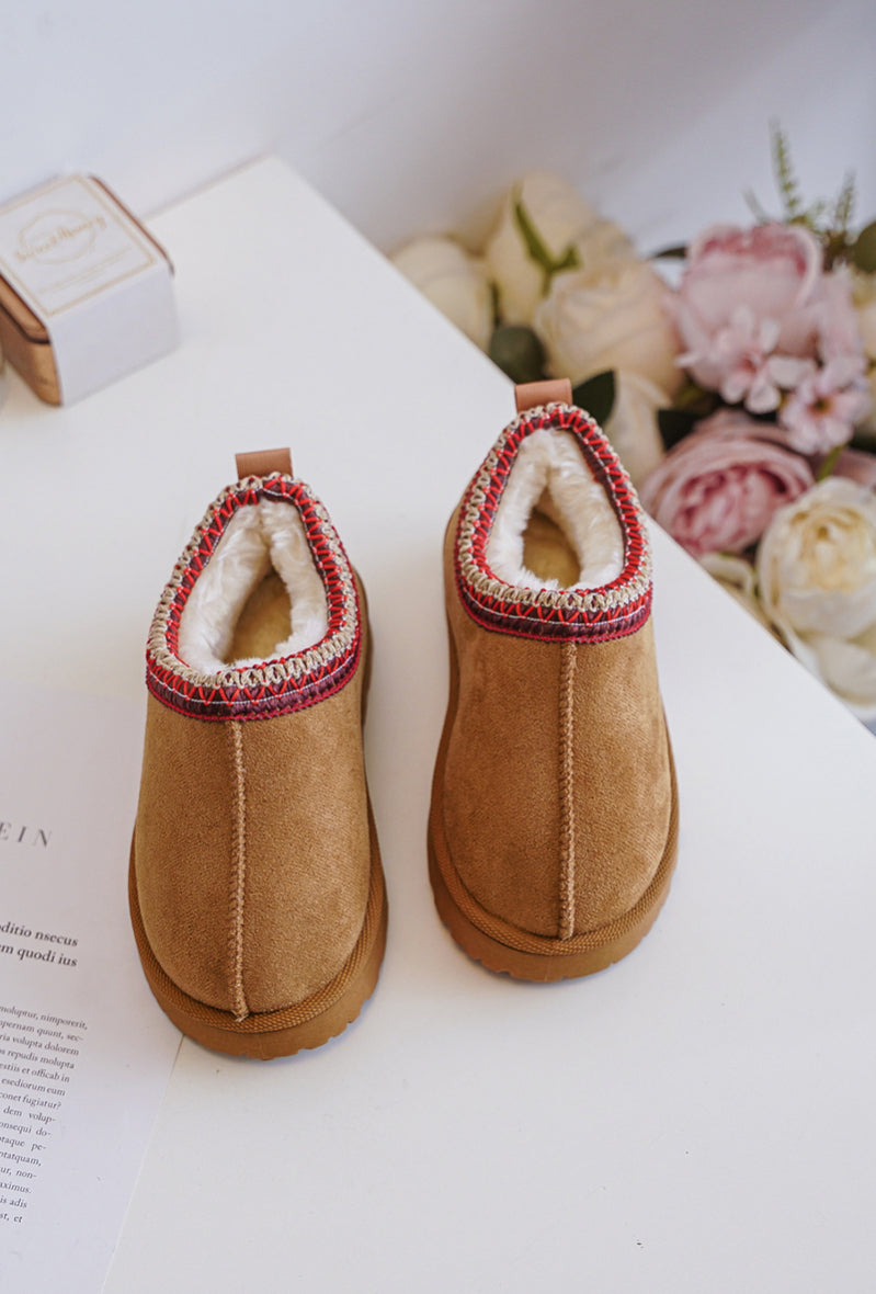 Camel Gevoerde Enkelboots voor Kinderen